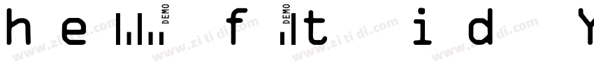 hello font id Youqit字体转换